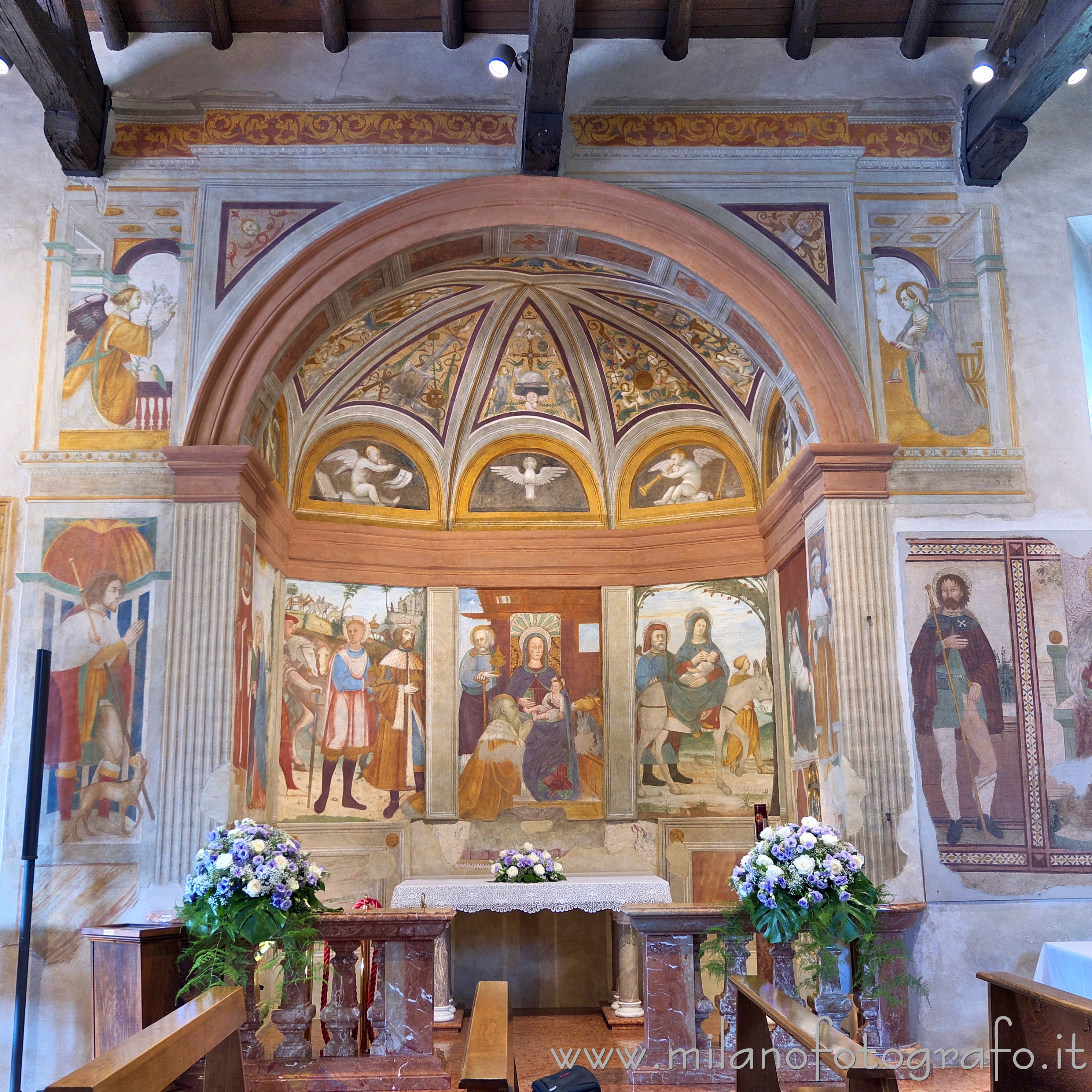 Cogliate (Milan, Italy) - Chapel of the Virgin in the Church of St. Damian - Full resolution picture
